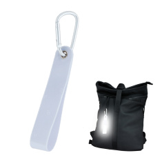 3M Reflexný prívesok s karabínou - biela